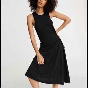 EUC Rag & Bone Luca Lace Up Midi Dress, Sz S, Black